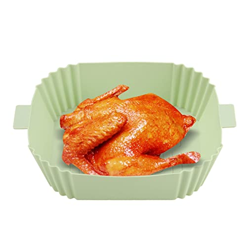Abbto Zubehör für Luftfritteuse, Ersatz-Topf aus Silikon, langlebig, antihaftbeschichtet für Luftfritteuse, Zubehör für Mikrowellen-Luftfritteusen von Abbto