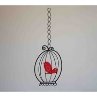 Vogelkäfig Medium Vinyl Aufkleber - Vogel, Vogelkäfig, Vogel Aufkleber, Wandkunst, Dekorative Dekor Vogelkäfig Medium Vinyl Aufkleber - Vogel, Vogelkäfig, Vogel Aufkleber, Wandkunst, Dekorative Dekor von AbbysVinylWallArt