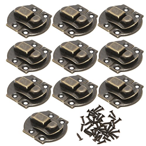 10 stücke Metall Lock Catch Gebogene Schnalle Horn Verschluss Haken Geschenk Schmuck Box Reparatur oder Ersatzteile Hardware Zubehör von Abcsweet