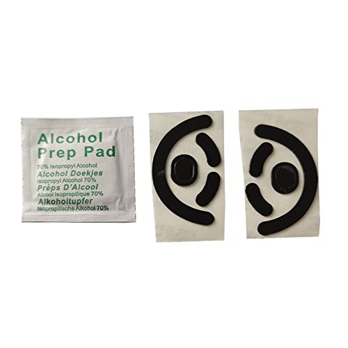 2 Sätze/Packung Mausfüße Pad Skate Glides Aufkleber M650L / M750L Gaming Gebogen von Abcsweet