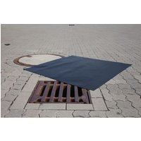 Abdichtmatte aus Neopren, wiederverwendbarer Kanalschutz, BxT 500 x 500 mm Abdichtmatte aus Neopren, wiederverwendbarer Kanalschutz, BxT 500 x 500 mm von Denios