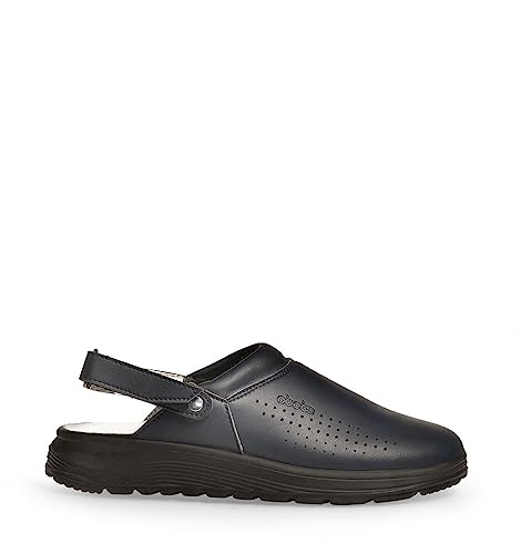 ABEBA 845018 - Unisex Schuhe - ACTIVE Clog SRC - Perforiertes Design - EU 38 - Dunkelblau - Futtermaterial: Stoff - Mit Klettverschluss ABEBA 845018 - Unisex Schuhe - ACTIVE Clog SRC - Perforiertes Design - EU 38 - Dunkelblau - Futtermaterial: Stoff - Mit Klettverschluss von Abeba