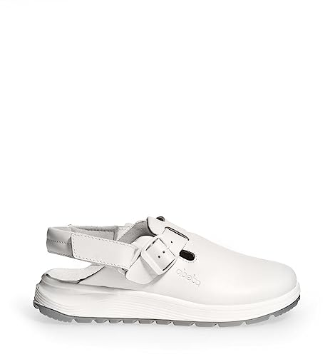 ABEBA 87208 - Unisex Schuhe - ACTIVE Sandal SRC - Glattes Design - EU 41 - Weiß - Futtermaterial: Stoff - Mit Klettverschluss von Abeba
