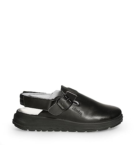 ABEBA 87209 - Unisex Schuhe - ACTIVE Sandal SRC - Glattes Design - EU 40 - Schwarz - Futtermaterial: Stoff - Mit Klettverschluss von Abeba