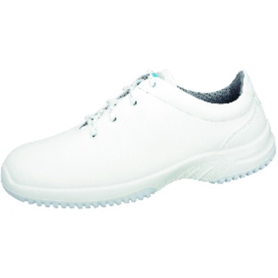 Berufshalbschuh uni6 6780, O2 FO SRC, weiß, Größe 39 von Abeba