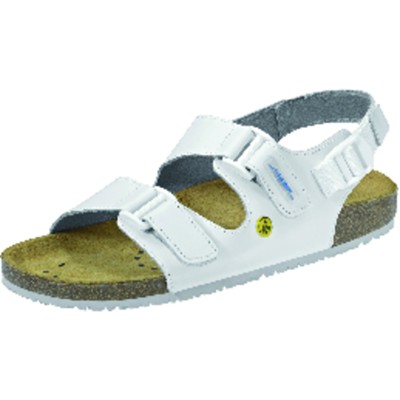 Berufssandale Nature 4090, OB FO SRC ESD, weiß, Größe 42 von Abeba