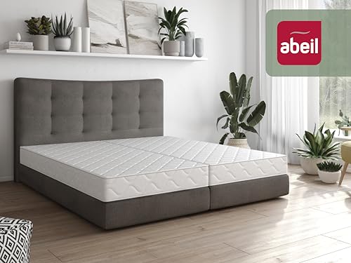 Abeil 15000000970 Schaumstoff Matratze AB100 mit abnehmbarem Bezug, Weiß 200 x 90 x 14 cm von Abeil