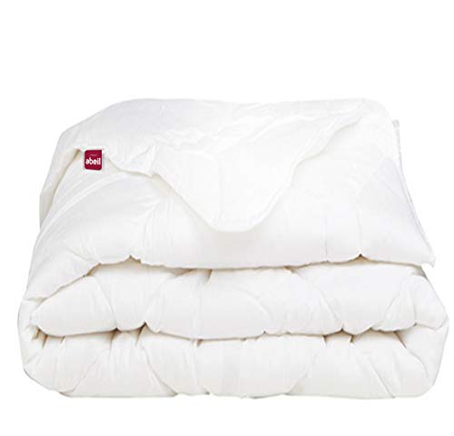 Abeil Bettdecke Bio Attitude leicht, Baumwolle, 240 x 260 cm, Weiß, 240 x 260 cm von Abeil