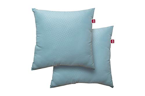 Abeil Dekokissen, Blau, 100% Polyester, Mikrofaser, 40 x 40 cm, 2 Stück von Abeil