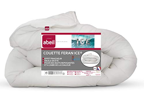 Abeil Couette Légère Feran Ice Leichte Steppdecke, 220 x 240 cm, Polyester, Weiß, 240X220 von Abeil