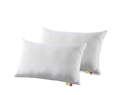 Abeil Kissen Bio Attitude Baumwolle weiß 45 x 70 cm 2 Stück von Abeil