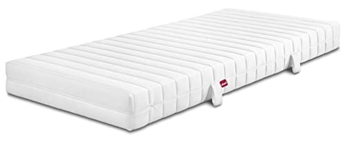 Abeil Matratze Tonus mit Federn, 140 x 190 cm, Schaumstoff, Weiß, 2 Personen (Standard) von Abeil