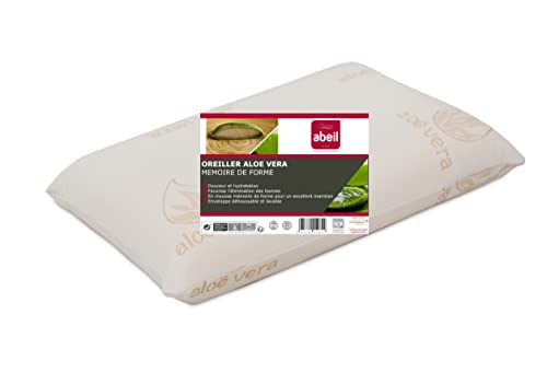 Abeil Premium Kopfkissen, Memory-Schaum, Aloe Vera, 40 x 60 cm von Abeil