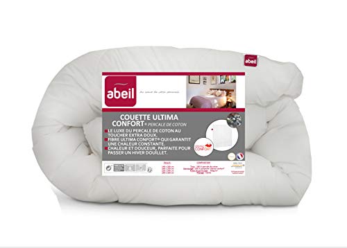 Abeil Premium Ultima Comfort Steppdecke, Perkal-Baumwolle, 240 x 260 cm von Abeil