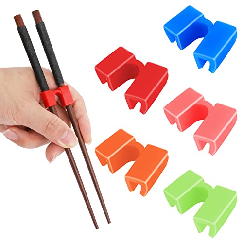 5 Stück Essstäbchen Helfer Essstäbchen Trainer Helfer für Erwachsene und Kinder, Bunte Training Essstäbchen Scharniere aus Kunststoff zum Lernen und Trainieren Verwendung von Stäbchen 5 Stück Essstäbchen Helfer Essstäbchen Trainer Helfer für Erwachsene und Kinder, Bunte Training Essstäbchen Scharniere aus Kunststoff zum Lernen und Trainieren Verwendung von Stäbchen von Abeillo