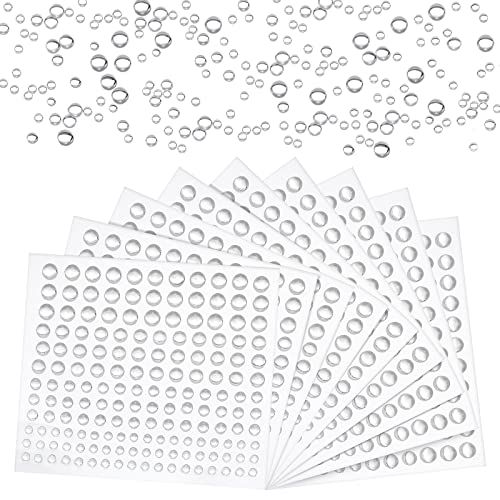 Abeillo 660 Stück Klare Wassertropfen Selbstklebende Simulierte Tautropfen Embellishments, Clear Dewdrop Halbrunde Harz Perlen für DIY Scrapbooking Handwerk Kartenherstellung Nagel Telefon Fall Dekor Abeillo 660 Stück Klare Wassertropfen Selbstklebende Simulierte Tautropfen Embellishments, Clear Dewdrop Halbrunde Harz Perlen für DIY Scrapbooking Handwerk Kartenherstellung Nagel Telefon Fall Dekor von Abeillo