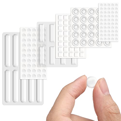Abeillo 183 Stück Gummipuffer Selbstklebend Elastikpuffer Möbel Schutzpuffer Transparent Anschlagpuffer Türpuffer Möbelpuffer für Tür Schubladen, Schränke, Glasflächen, Wände (6 Größen) von Abeillo