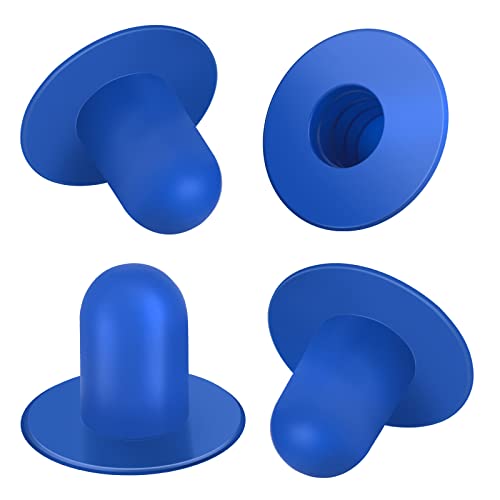 Abeillo Pool Stopfen, Schwimmbad Dichtstopfen Kompatibel mit Intex und Bestway, Stopfen für Oberirdische Schwimmbäder (4 Stück, Blau, für Ø 2,7~2,8cm) von Abeillo