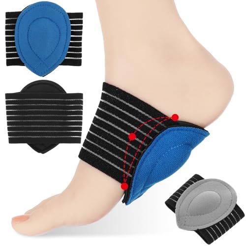 Abeillo Universelle Fußgewölbebandagen zur Linderung von Plantarfasziitis, gepolsterte Kompressions-Fußgewölbeunterstützung mit gepolstertem Komfort zur Linderung von hohen Fußgewölben, Senkfüßen und Abeillo Universelle Fußgewölbebandagen zur Linderung von Plantarfasziitis, gepolsterte Kompressions-Fußgewölbeunterstützung mit gepolstertem Komfort zur Linderung von hohen Fußgewölben, Senkfüßen und von Abeillo