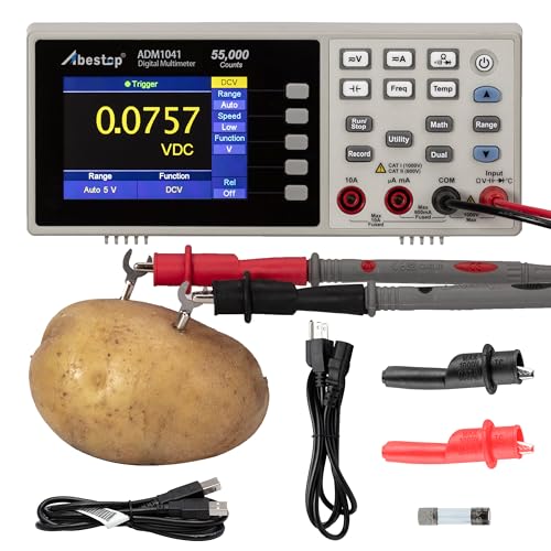 ADM1041 Digitales Multimeter Mehrere Testfunktionen Unterstützung DC/AC Spannung Strom 55.000 Zählungen Unterstützung True RMS DMM ADM1041 Digitales Multimeter Mehrere Testfunktionen Unterstützung DC/AC Spannung Strom 55.000 Zählungen Unterstützung True RMS DMM von Abestop