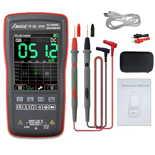 Abestop Wärmebildgeräte 2 in 1 Funktion Wärmebildkamera & Digital Multimeter Tester mit 20Hz Bildaufnahmefrequenz (IR-DDM 4999) von Abestop