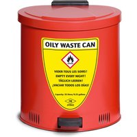 Sicherheits-Sammelbehälter SSB, Stahl, rot, 35 Liter Sicherheits-Sammelbehälter SSB, Stahl, rot, 35 Liter von Denios