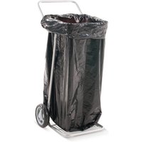 Kongamek Abfallsackhalter, mit 2 Vollgummirädern, bis 125 Liter, Tragkraft 50 kg, offen von KONGAMEK