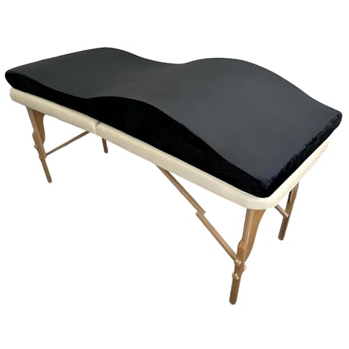 Abhpjuy Massagebett-Topper 180x70cm Wave Matratze Ergonomische Wimpern Bettmatratze mit Hohe Dichte Foam für Spa-Massage, Schönheitssalon, Kosmetikliege (nur Matratze) von Abhpjuy