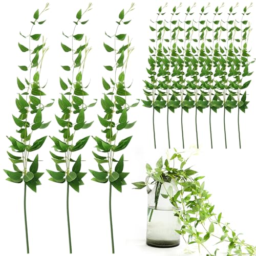Abibiocy 10pcs Clematis Vine, 31, 5 Zoll lang Elegante realistische Clematis künstlich hängende Gründekoration für Jede Gelegenheit oder Veranstaltung Abibiocy 10pcs Clematis Vine, 31, 5 Zoll lang Elegante realistische Clematis künstlich hängende Gründekoration für Jede Gelegenheit oder Veranstaltung von Abibiocy