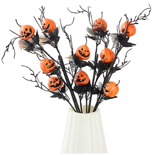 Abibiocy 3pcs Halloween Kürbisse, künstliche Schaumkürbisdekor, verstellbare gotische Halloween -Dekorationen für die Innenparty zu Hause Abibiocy 3pcs Halloween Kürbisse, künstliche Schaumkürbisdekor, verstellbare gotische Halloween -Dekorationen für die Innenparty zu Hause von Abibiocy