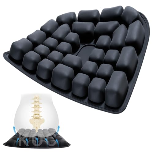 Abibiocy Aufblasbares Sitzkissen, 17x17 Zoll 3D-Flugverkehrssitzkissen, Stuhlstuhl für Rutsch-Stuhlstuhl für Flugzeuge, Bürokrollstuhl, Rollstuhl, Autos, Zuhause Abibiocy Aufblasbares Sitzkissen, 17x17 Zoll 3D-Flugverkehrssitzkissen, Stuhlstuhl für Rutsch-Stuhlstuhl für Flugzeuge, Bürokrollstuhl, Rollstuhl, Autos, Zuhause von Abibiocy