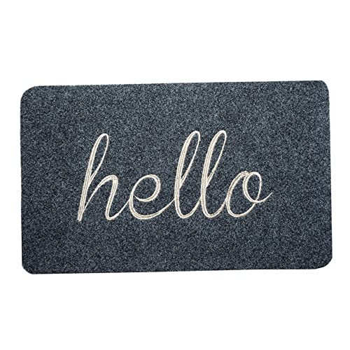 Abibiocy Door Mats Grey Welcome Mat Easy to Clean Outdoor Entrance Mats Low Profile Front Floor Mat for Entryway Back Yard Door Rug 16x24 inch. Kitchen Abibiocy Door Mats Grey Welcome Mat Easy to Clean Outdoor Entrance Mats Low Profile Front Floor Mat for Entryway Back Yard Door Rug 16x24 inch. Kitchen von Abibiocy