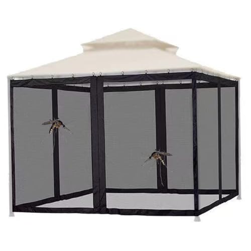 Abibiocy Gavillon -Mückennetze, 11.8x11.8x7.5ft einsensvoll einverrückte Faltbare Gavillon -Bildschirmpaneele mit Reißverschluss, Outdoor -Mückennetz für Veranda Camping Terrasse Garten, Schwarz Abibiocy Gavillon -Mückennetze, 11.8x11.8x7.5ft einsensvoll einverrückte Faltbare Gavillon -Bildschirmpaneele mit Reißverschluss, Outdoor -Mückennetz für Veranda Camping Terrasse Garten, Schwarz von Abibiocy