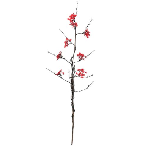 Abibiocy Kirschblütenzweige, Seidenblumen künstliche Kirschblüte mit Langen Zweigstängeln, perfekt für Gartenhause Hochzeitsfeier Dekoration, Rot Abibiocy Kirschblütenzweige, Seidenblumen künstliche Kirschblüte mit Langen Zweigstängeln, perfekt für Gartenhause Hochzeitsfeier Dekoration, Rot von Abibiocy