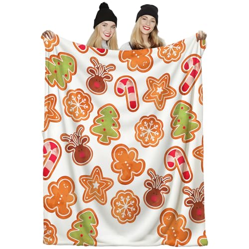 Abibiocy Lebkuchendecke, niedliche weiche, gemütliche Flanell -Weihnachtsdecke für Sofa Couch Schlafzimmer Weihnachtsdekor 51.2x59.1inchristmas Wurf Abibiocy Lebkuchendecke, niedliche weiche, gemütliche Flanell -Weihnachtsdecke für Sofa Couch Schlafzimmer Weihnachtsdekor 51.2x59.1inchristmas Wurf von Abibiocy