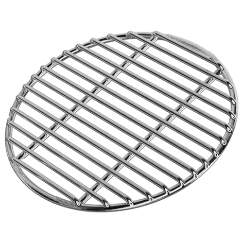 Abibiocy Runder Grillrost, 14 Edelstahlgrillgitter, Lebensmittelqualität extra Dicker Grillgitter Ersatz, tragbare Backschale für Camping, Picknick, Garten Abibiocy Runder Grillrost, 14 Edelstahlgrillgitter, Lebensmittelqualität extra Dicker Grillgitter Ersatz, tragbare Backschale für Camping, Picknick, Garten von Abibiocy