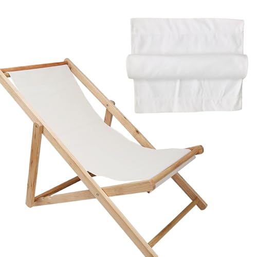 Abibiocy Slingstuhl Ersatzstoff, 45x17 Zoll verdicken Oxford -Stoffklappen tragbarer Terrassenstuhl Ersatzstoff für Patio Lounge Stühle von Abibiocy