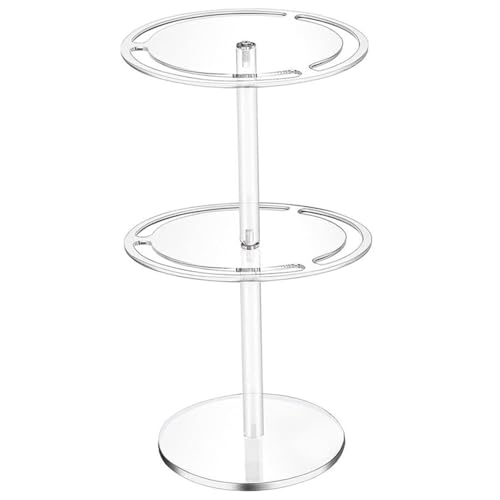 Abibiocy Sonnenbrille Ständer für 24 Paar Brillen, 2 -stufige Acryl -Sonnenbrillenhalterständer mit 360 rotierenden, Brillen -Display -Rack für Tischschreibtisch -Arbeitsplatz -Kommode, klar von Abibiocy