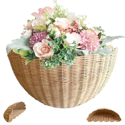 Korb des Weidenhänge, 14x6x8 Zoll rustikaler, mitbettetem Wandhänge gewebter Korb für Obst/Gemüse/Pflanze/Toilettenartikel in Küche/Badezimmer/Wohnzimmer Korb des Weidenhänge, 14x6x8 Zoll rustikaler, mitbettetem Wandhänge gewebter Korb für Obst/Gemüse/Pflanze/Toilettenartikel in Küche/Badezimmer/Wohnzimmer von Abibiocy
