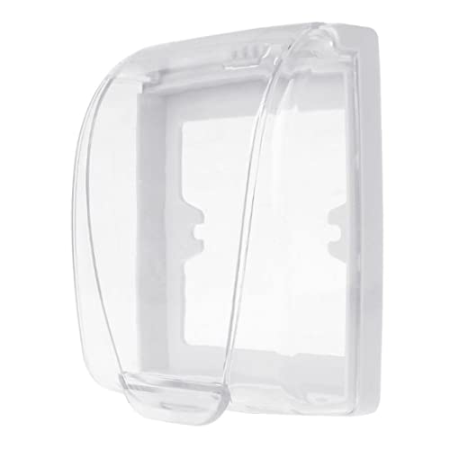 Wasserdichte Schalterabdeckungsbox klares Wandleuchte Steckdose Schutz Türklingel Flip Cap Deckwall Schalter Schutzabdeckung von Abibiocy