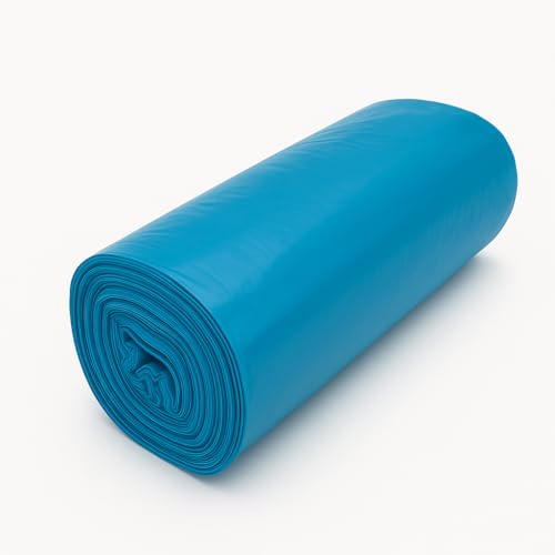 Abio Müllbeutel Müllsäcke Abfallsäcke Abfallbeutel Mülltüte für Gastronomie Industrie Produktion Büro Bau 240L Blau 10 St von Abio