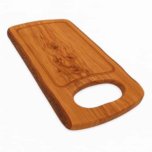 Abio Olivenholzbrett Schneidebrett Griff 40x20cm Küchenbrett Holzbrett Küche Holzplatte Küchenbrett Holzschneidebrett Servierplatte Frühstücksbrett 540001 Abio Olivenholzbrett Schneidebrett Griff 40x20cm Küchenbrett Holzbrett Küche Holzplatte Küchenbrett Holzschneidebrett Servierplatte Frühstücksbrett 540001 von Abio