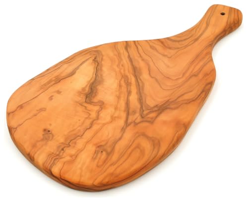 Abio Schneidebrett Holz Olivenholzbrett mit Griff PLANCHETTE 35x18x1cm Küchenbrett Holzbrett Küche Holzplatte Küchenbrett Holzschneidebrett Servierplatte Frühstücksbrett PLCTX2.E Abio Schneidebrett Holz Olivenholzbrett mit Griff PLANCHETTE 35x18x1cm Küchenbrett Holzbrett Küche Holzplatte Küchenbrett Holzschneidebrett Servierplatte Frühstücksbrett PLCTX2.E von Abio