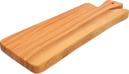 Abio Schneidebrett Holz Olivenholzbrett mit Griff TOSCANO 35x13x1,8cm Küchenbrett Holzbrett Küche Holzplatte Küchenbrett Holzschneidebrett Servierplatte Frühstücksbrett TOSC35.E Abio Schneidebrett Holz Olivenholzbrett mit Griff TOSCANO 35x13x1,8cm Küchenbrett Holzbrett Küche Holzplatte Küchenbrett Holzschneidebrett Servierplatte Frühstücksbrett TOSC35.E von Abio