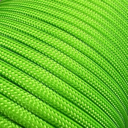 Abio Paracord 550 4mm 10m Nylon Seil Schnur Nylonschnur für Armbänder Abspannseile Camping Rope Wäscheleine Maurerschnur Zeltschnur für Army Ternnetz Survival Kit Ausrüstung Neon Green #017 4mm 10m Abio Paracord 550 4mm 10m Nylon Seil Schnur Nylonschnur für Armbänder Abspannseile Camping Rope Wäscheleine Maurerschnur Zeltschnur für Army Ternnetz Survival Kit Ausrüstung Neon Green #017 4mm 10m von Abio