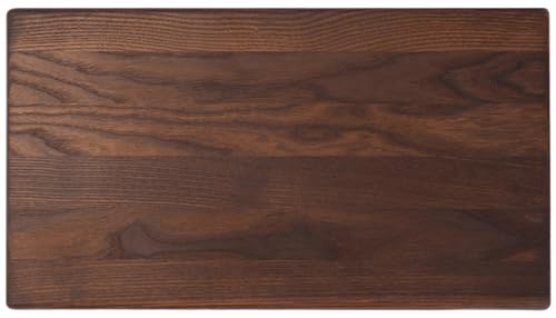 Schneidebrett Holz Holzbrett Küche Holzschneidebrett Küchenzubehör Groß und Klein Brotbretter und Servierbretter Wooden Cutting Board (Esche Aya, 45x25x1,5) von Abio