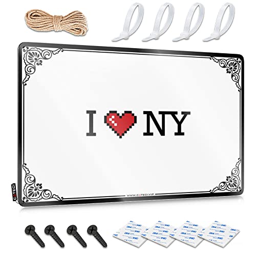 Abipuir Bar Lustige Schilder I Love Ny Blechschild Lustige Blechschilder Badezimmer Dekor Wandkunst (Farbe: Farbe, Größe: 20 x 30 cm) von Abipuir