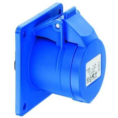 CEE-Anbausteckdose 5p 16A 400-440V/rt 6h IP44 Schraubkl ger kst 75x75mm CEE-Anbausteckdose 5p 16A 400-440V/rt 6h IP44 Schraubkl ger kst 75x75mm von Abl Sursum