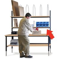 Ablage für DAHMEN Packtische Multiplex, BxT 1.770 x 400 mm Ablage für DAHMEN Packtische Multiplex, BxT 1.770 x 400 mm von DAHMEN