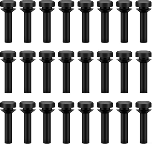 16/24 Stück Silikon-Gummi-Füße, Silikon-Gummifüße Ersatz, Gasherd-Brenner-Gummi-Füße, wasserabweisend, thermisch (24 Stück) von Ableholy